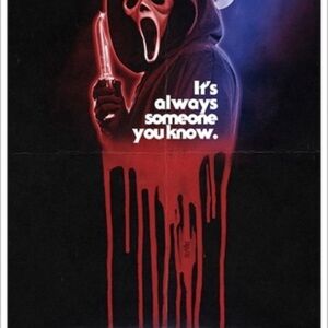 Horror Movie Poster with Red and Black Design